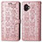 Funda de Cuero Cartera con Soporte Patron de Moda Carcasa S03D para Samsung Galaxy XCover 6 Pro 5G Rosa