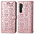 Funda de Cuero Cartera con Soporte Patron de Moda Carcasa S03D para Xiaomi Mi Note 10 Lite Oro Rosa