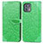 Funda de Cuero Cartera con Soporte Patron de Moda Carcasa S04D para Motorola Moto Edge 20 Lite 5G Verde