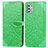 Funda de Cuero Cartera con Soporte Patron de Moda Carcasa S04D para Motorola Moto G Stylus (2021) Verde