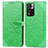 Funda de Cuero Cartera con Soporte Patron de Moda Carcasa S04D para Xiaomi Redmi Note 11 Pro+ Plus 5G Verde