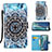 Funda de Cuero Cartera con Soporte Patron de Moda Carcasa Y02B para Samsung Galaxy Note 20 5G Multicolor