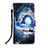 Funda de Cuero Cartera con Soporte Patron de Moda Carcasa Y02B para Xiaomi Poco M3 Azul Real