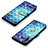 Funda de Cuero Cartera con Soporte Patron de Moda Carcasa Y03B para Samsung Galaxy A50 Azul Cielo