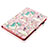 Funda de Cuero Cartera con Soporte Patron de Moda Carcasa Y06B para Apple iPad Mini 4 Rosa