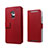 Funda de Cuero Cartera para HTC One Max Rojo