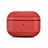 Funda de Cuero para AirPods Pro Carcasa de Carga para Apple AirPods Pro Rojo