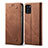 Funda de pano Cartera con Soporte B01S para Samsung Galaxy A31 Marron