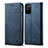 Funda de pano Cartera con Soporte B01S para Xiaomi Poco M3 Azul