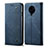 Funda de pano Cartera con Soporte H01 para Xiaomi Poco F2 Pro Azul