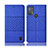 Funda de pano Cartera con Soporte H12P para Motorola Moto G50 Azul