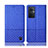 Funda de pano Cartera con Soporte H12P para OnePlus Nord N20 5G Azul