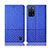 Funda de pano Cartera con Soporte H12P para Oppo A56 5G Azul