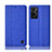 Funda de pano Cartera con Soporte H12P para Oppo A76 Azul