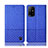 Funda de pano Cartera con Soporte H12P para Oppo A94 5G Azul