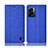 Funda de pano Cartera con Soporte H14P para OnePlus Nord N300 5G Azul