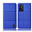 Funda de pano Cartera con Soporte H14P para Oppo A76 Azul