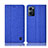 Funda de pano Cartera con Soporte H14P para Oppo Reno7 5G Azul