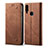 Funda de pano Cartera con Soporte para Samsung Galaxy A20s Marron