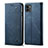 Funda de pano Cartera con Soporte para Samsung Galaxy A22 5G Azul