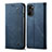 Funda de pano Cartera con Soporte para Xiaomi Mi 11X Pro 5G Azul