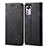 Funda de pano Cartera con Soporte para Xiaomi Mi 12 5G Negro
