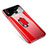 Funda Dura Plastico Rigida Carcasa Espejo 360 Grados con Magnetico Anillo de dedo Soporte para Huawei Nova 3i Rojo
