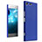Funda Dura Plastico Rigida Carcasa Fino Arenisca para Sony Xperia XZ Premium Azul