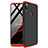 Funda Dura Plastico Rigida Carcasa Mate A01 para Huawei Enjoy 9 Plus Rojo y Negro