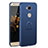 Funda Dura Plastico Rigida Carcasa Mate con Anillo de dedo Soporte A01 para Huawei Honor 5X Azul