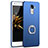 Funda Dura Plastico Rigida Carcasa Mate con Anillo de dedo Soporte A01 para Huawei Honor 7 Dual SIM Azul