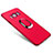 Funda Dura Plastico Rigida Carcasa Mate con Anillo de dedo Soporte A01 para Samsung Galaxy S8 Plus Rojo