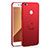 Funda Dura Plastico Rigida Carcasa Mate con Anillo de dedo Soporte A01 para Xiaomi Redmi Note 5A High Edition Rojo