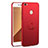 Funda Dura Plastico Rigida Carcasa Mate con Anillo de dedo Soporte A01 para Xiaomi Redmi Note 5A Pro Rojo