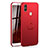 Funda Dura Plastico Rigida Carcasa Mate con Anillo de dedo Soporte A01 para Xiaomi Redmi S2 Rojo