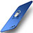 Funda Dura Plastico Rigida Carcasa Mate con Anillo de dedo Soporte A02 para Huawei Honor View 10 Azul