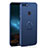 Funda Dura Plastico Rigida Carcasa Mate con Anillo de dedo Soporte A03 para Huawei Honor 7C Azul