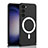 Funda Dura Plastico Rigida Carcasa Mate con Mag-Safe Magnetic AC1 para Samsung Galaxy S21 Plus 5G Negro