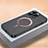 Funda Dura Plastico Rigida Carcasa Mate con Mag-Safe Magnetic QC1 para Apple iPhone 14 Pro Max Negro