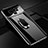 Funda Dura Plastico Rigida Carcasa Mate con Magnetico Anillo de dedo Soporte A01 para Samsung Galaxy Note 9 Negro