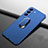 Funda Dura Plastico Rigida Carcasa Mate con Magnetico Anillo de dedo Soporte A01 para Samsung Galaxy S21 5G Azul