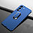 Funda Dura Plastico Rigida Carcasa Mate con Magnetico Anillo de dedo Soporte A01 para Samsung Galaxy S21 Plus 5G Azul