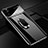 Funda Dura Plastico Rigida Carcasa Mate con Magnetico Anillo de dedo Soporte P02 para Huawei P30 Pro New Edition Negro