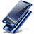 Funda Dura Plastico Rigida Carcasa Mate Frontal y Trasera 360 Grados A01 para Samsung Galaxy Note 8 Azul
