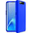 Funda Dura Plastico Rigida Carcasa Mate Frontal y Trasera 360 Grados C01 para Samsung Galaxy A80 Azul