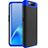Funda Dura Plastico Rigida Carcasa Mate Frontal y Trasera 360 Grados C01 para Samsung Galaxy A80 Azul y Negro