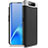 Funda Dura Plastico Rigida Carcasa Mate Frontal y Trasera 360 Grados C01 para Samsung Galaxy A80 Plata y Negro