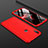 Funda Dura Plastico Rigida Carcasa Mate Frontal y Trasera 360 Grados M01 para Huawei Enjoy 9 Rojo