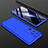 Funda Dura Plastico Rigida Carcasa Mate Frontal y Trasera 360 Grados M01 para Huawei P40 Pro+ Plus Azul