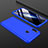 Funda Dura Plastico Rigida Carcasa Mate Frontal y Trasera 360 Grados M01 para Samsung Galaxy A20s Azul